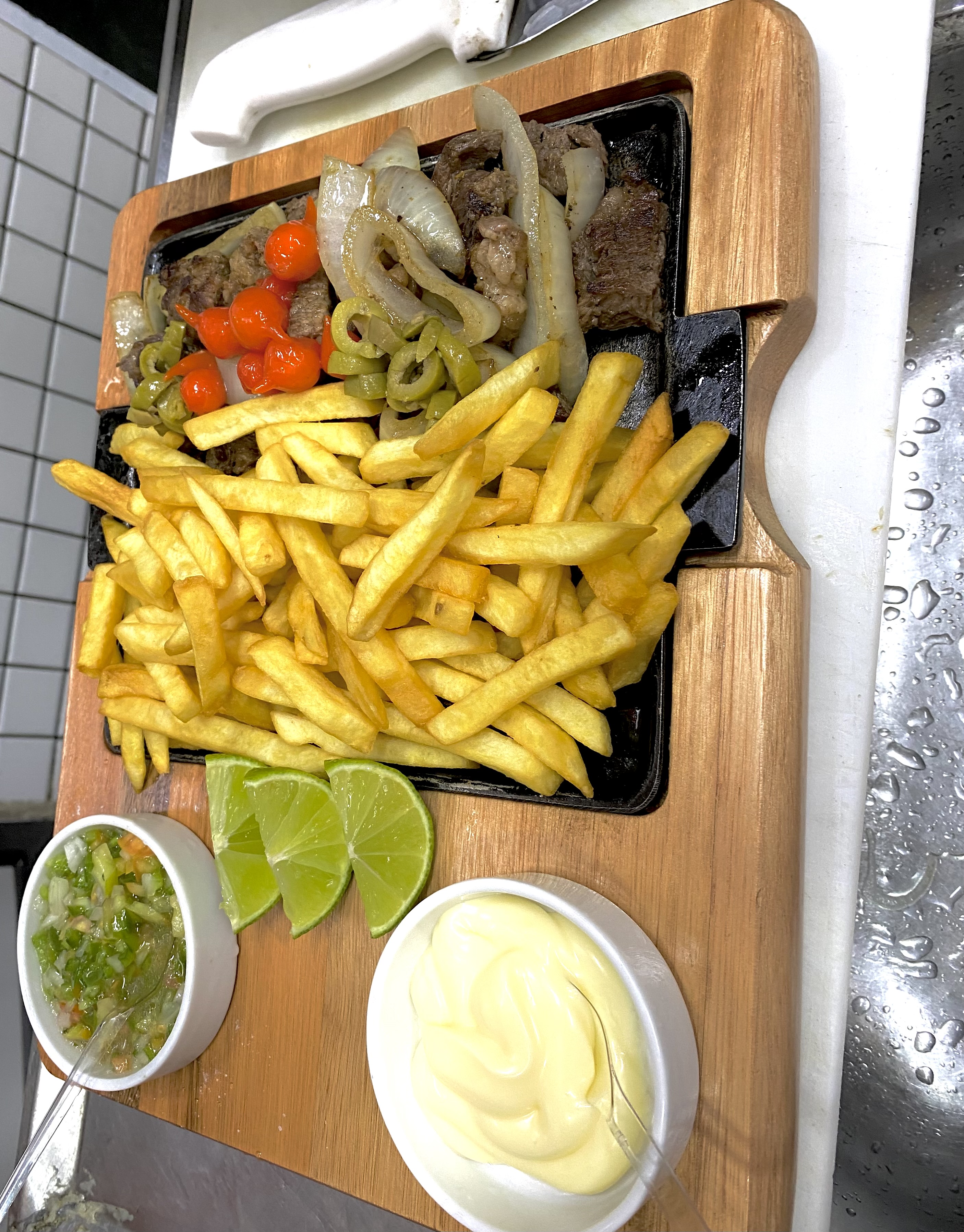 Contra filé com fritas / INTEIRA