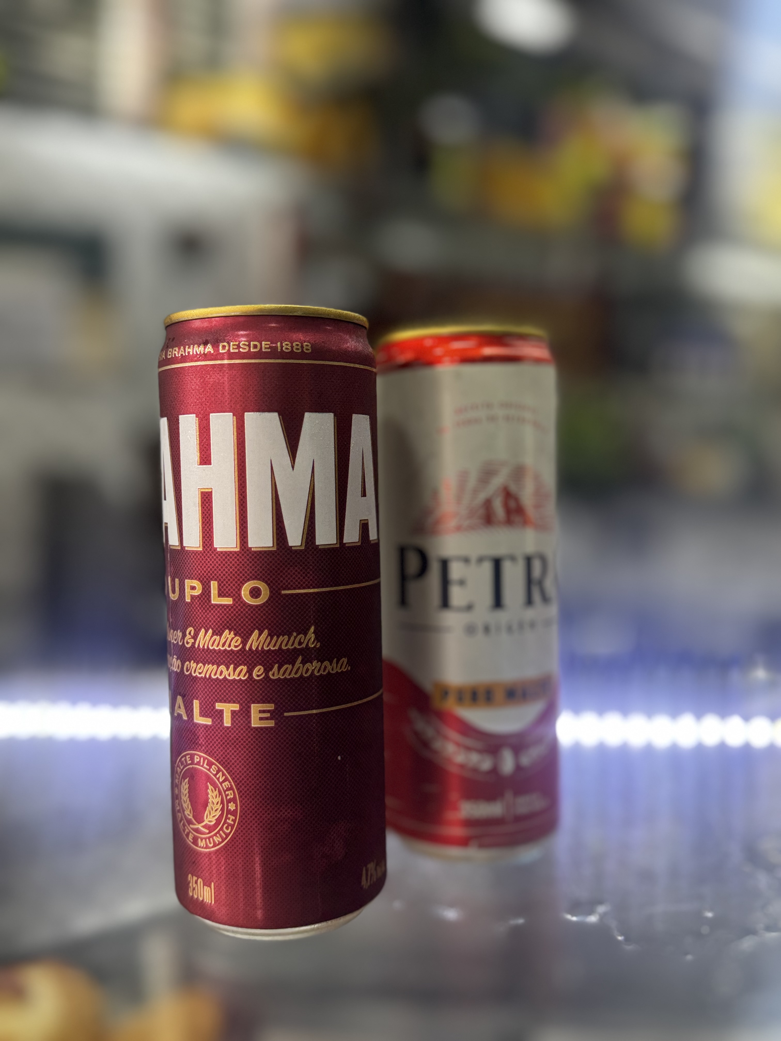 Petra e Brahma duplo malte latão 